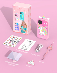 Mới Nhất 4.0Inch Màn Hình Cảm Ứng Có Thể Sạc Lại Trẻ Em 'Điện Thoại Thông Minh Dễ Thương 96MP Máy Ảnh Âm Nhạc Máy Nghe Nhạc Với Microsd Đồ Chơi Hoàn Hảo Cho Trẻ Em - Product Image 6