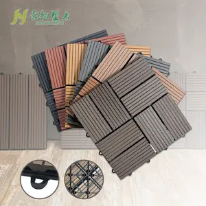 中国Oem制造木塑复合天井甲板瓷砖批发价格Wpc Diy甲板