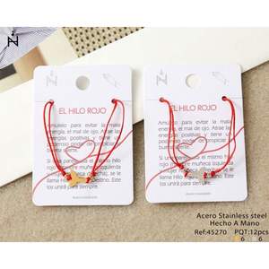 El Hilo Rojo Stainless Steel Wrap Bracelet Religious <b>Amulet</b> For <b>Protection</b> And Good Luck Unisex Gift - Product Image 1