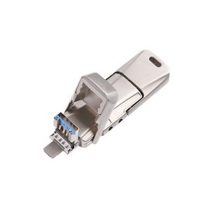 Unidad flash USB de metal Cuatro en Uno transfronteriza adecuada para Android, Apple, computadoras tipo C y teléfonos móviles USB Fla de cuatro usos - Product Image 1