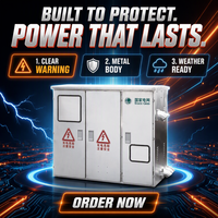 Armoire de distribution extérieure antidéflagrante moyenne et haute tension AC 200A en acier et aluminium, panneau de commande 10kV, IP67