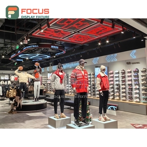 Modern Store Interior Powder Coated Metal Shop Fittings End To End Solution Boutique Store - Product Image 1