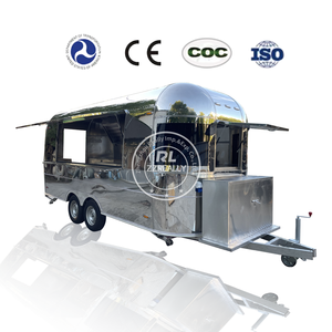 Camión de comida para barbacoa OEM con carros de comida de catering móvil de cocina completa y remolque de comida OEM - Product Image 6