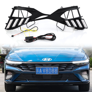 Feux de jour à LED Hyundai Elantra avec clignotants séquentiels 2023-2026, feux de pare-chocs avant 12V ABSPC - Product Image 1