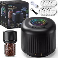 Scelleuse sous vide pour bocaux Mason 2026 améliorée -80 kPa, arrêt automatique à une touche pour bocaux à ouverture large et normale, cadeau d'anniversaire pour elle, maman et grand-mère