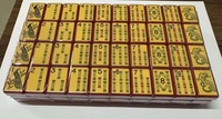 Tuiles de Mahjong américaines modernes en acrylique noir de 160 mm avec motif colibri – Qualité supérieure, personnalisables, pour divertissement – Grande vente