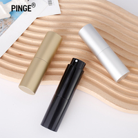 Flacon de parfum personnalisable 15 ml vide, mini atomiseur de luxe fantaisie en verre noir, or, vert, vente en gros