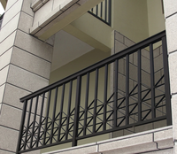 Garde-corps décoratif moderne en fer forgé, garde-corps de balcon en métal, pas cher, 2023