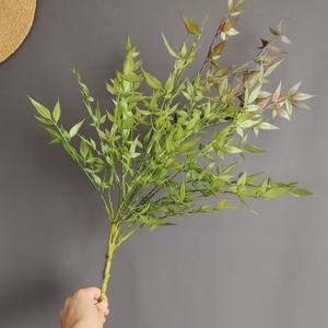 Tiges artificielles de Nandina Domestica, fausses branches de <span class=keywords><strong>bambou</strong></span> céleste, feuillage artificiel pour arrangements floraux de mariage et de maison - Product Image 2