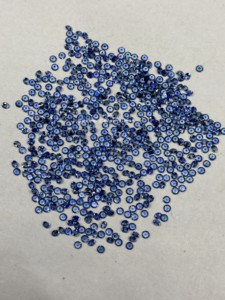 หินแซฟไฟร์สีฟ้าธรรมชาติขนาด1.5มม. แซฟไฟร์หยาบประดับเพชรเม็ดหยาบที่ยอดเยี่ยมหินแซฟไฟร์อัญมณีหลวมคุณภาพสูง - Product Image 4