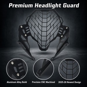 Protection de phare de moto en aluminium CNC noir pour <span class=keywords><strong>Suzuki</strong></span> DL650 <span class=keywords><strong>V</strong></span>-<span class=keywords><strong>Strom</strong></span> 650XT Vstrom650xt 2025-26 - Product Image 5