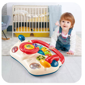 Juguetes educativos interactivos Musical <span class=keywords><strong>volante</strong></span> conducción coche juegos bebé electrónico niños <span class=keywords><strong>volante</strong></span> juguete - Product Image 4