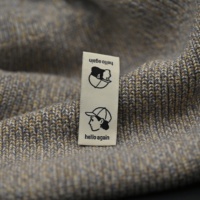 Étiquettes de Cou Tissées Haute Densité Personnalisées pour Vêtements et Textiles, Pliées à Chaud, Nom de Marque Durable, Tailles, Sacs pour Vêtements, Échantillon Gratuit