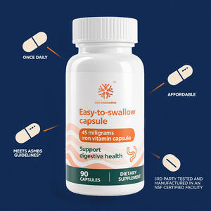 OEM multivitaminico e minerale integratore 45 milligrammi di ferro capsula di vitamina facile da ingoiare - Product Image 6