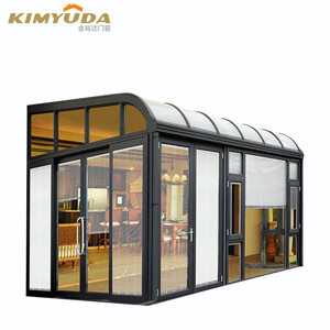 JYD tetto retrattile in vetro veranda paralume in alluminio bioclimatico con sistema di pareti in vetro - Product Image 3