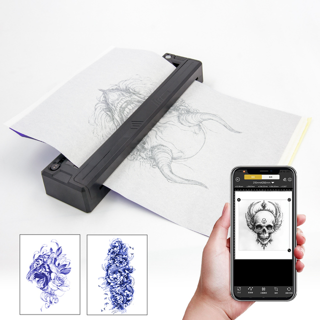 Professional Smart Tattoo Stencli Printer Wireless Template Transfer Machine for Tattoo Artist Tattoo Accessories Supplier