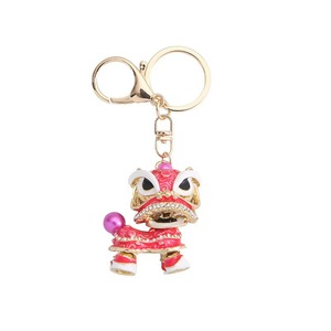 Löwentanz-Schlüsselanhänger im Großhandel, Strass-Anhänger im Chinesischen Stil, Taschenanhänger, Geschenk - Product Image 5