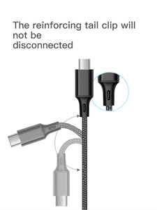 Bán sỉ nhà máy phổ Android V8 Cáp dữ liệu nylon bện 2.4A cáp USB sạc Micro USB Cable cho điện thoại di động - Product Image 3