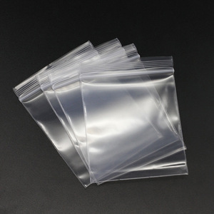 Bolsas de plástico transparentes con cierre resellable para embalaje de joyería, material de polietileno de varios tamaños - Product Image 1