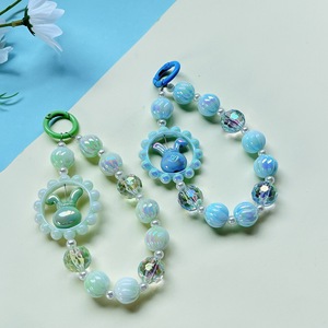 Dễ Thương Thỏ Phong Cách Phim Hoạt Hình Dây Đeo Điện Thoại Quyến Rũ Thời Trang Kawaii Ngắn Dây Buộc <span class=keywords><strong>Keychain</strong></span> Túi Tai Nghe Mặt Dây Chuyền Nhựa Acrylic - Product Image 3