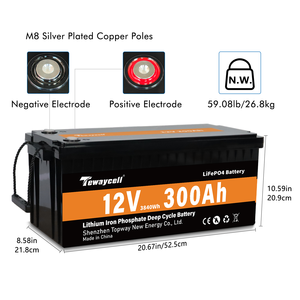 Nuovo pacco batteria 12V 300ah lifepo4 batteria al litio ferro fosfato per auto elettriche - Product Image 6
