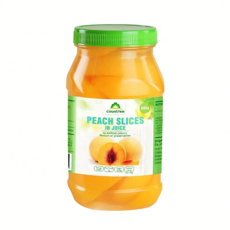 Chinese latest canned yellow peach canned yellow peach slices in tubs