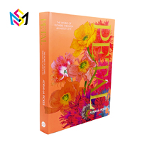 Carnet de croquis artistique à couverture rigide personnalisée de qualité supérieure, logo en relief doré, fabricant OEM pour l'illustration de fleurs botaniques