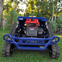 Tondeuse à gazon autonome robotisée avec moteur sans balais 3800 ㎡ /h 800MM 60 °   Tapis de gazon personnalisés à hauteur réglable pour parcs