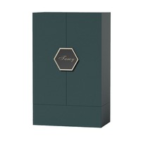 Emballage de boîte-cadeau cosmétique de parfum en carton à double ouverture avec logo personnalisé bouteille en verre de parfum de 100ml emballage de boîte de qualité supérieure