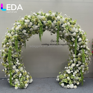 Arco Floral Artificial Redondo con Decoración de Flores de Primavera para Eventos de Boda LEDA - Product Image 6