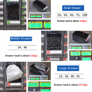 Nhà Và Văn Phòng Thép Không Gỉ Công Cụ Ngăn Kéo Lưu Trữ Tủ Tổ Chức Nhựa Lưu Trữ Tủ - Product Image 3