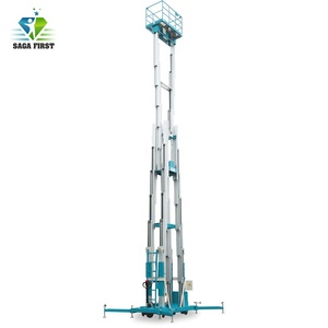 Plataforma de elevación eléctrica tripulada de aleación de aluminio vertical de un solo mástil de alta calidad, maquinaria de ingeniería y construcción - Product Image 6