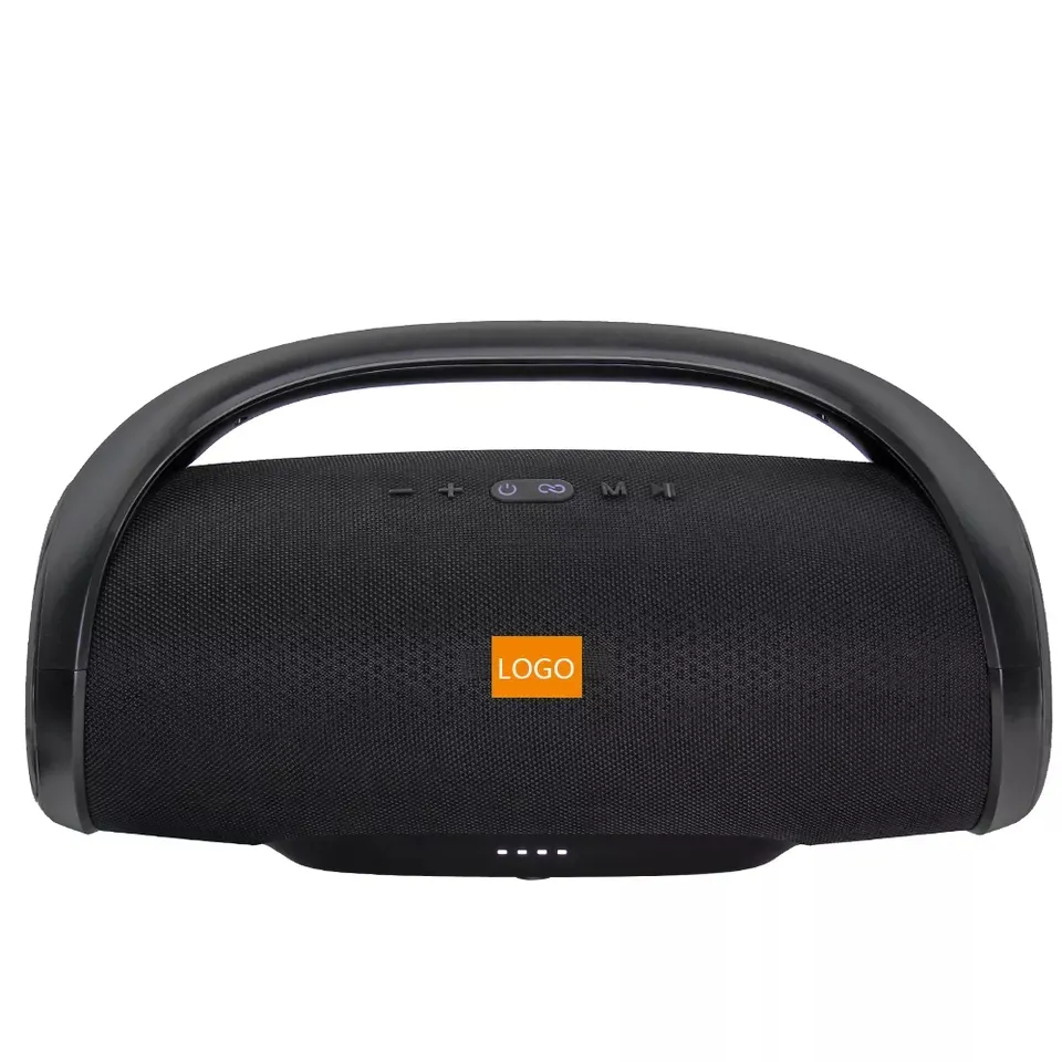 Top vendita calda IPX7 boombox impermeabile con bt usb tf, audio portatile mega bass sound box, altoparlante super bass boombox 2 woofer
