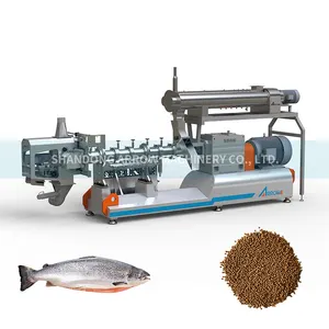 Large Capacity Fish Feed Production Line Sinking Fish Feed Production Line Automatic Fish Feed Pellet machine