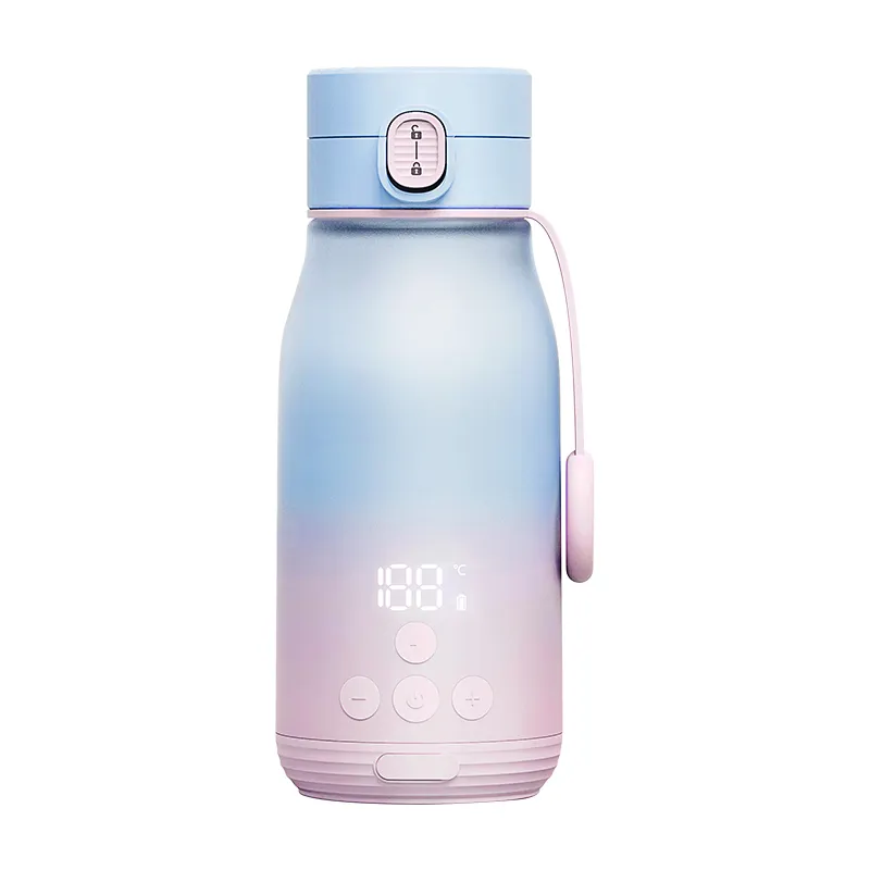 300ML USB 충전식 난방 컵 우유 주전자 온수 히터 병 휴대용 여행 전기 컵