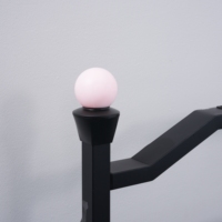 Cadre de lit en métal noir pliable et extensible, portable, taille King/Queen, avec lumières LED, vente en gros à prix réduit
