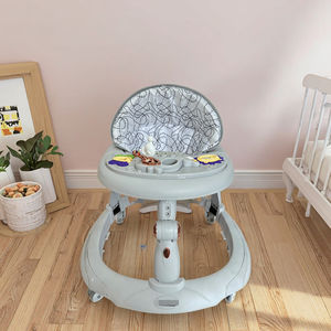 2025 Yeni Anti-O-Bacak Çok Fonksiyonlu Katlanabilir Bebek Yürüteci Plastik Çerçeveli 20KG Taşıma Kapasiteli 6-18 Aylık Bebekler İçin - Product Image 4