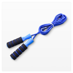 <span class=keywords><strong>Corde</strong></span> à <span class=keywords><strong>sauter</strong></span> bleue professionnelle <span class=keywords><strong>pour</strong></span> fitness, brûle-graisses, perte de poids, sport, adulte, poignée en plastique - Product Image 3