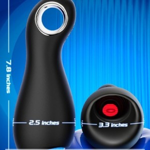 Giocattoli Sessuali Elettrici per Adulti Taishan in Materiale TPE, <span class=keywords><strong>Dildo</strong></span> per Esercizi Penieni, Masturbatore con Vibrazione Multi-Frequenza e Simulazione di Leccata - Product Image 4