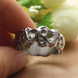 yunnique <b>Titanium</b> Steel Spike <b>Ring</b> Silver Unisex Fashion Jewelry Gift - Product Image 4