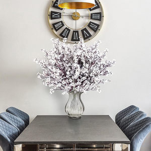 <span class=keywords><strong>Fleurs</strong></span> artificielles en soie naturelle, branche de gypsophile faite à la main, 48 cm, pour centre de table de mariage, bouquet, photographie - Product Image 3
