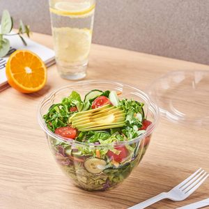48oz dùng một lần <span class=keywords><strong>salad</strong></span> <span class=keywords><strong>container</strong></span> rõ ràng nhựa kín nắp đậy Takeaway trái cây Quinoa bữa ăn trưa vỉ cho món <span class=keywords><strong>salad</strong></span> - Product Image 5