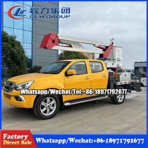 איזוזו מיני קוטנדר 13.5 מ 'טלסקופי בום מנגה דלי מנפט עבודה אווירית משאית למכירה - Product Image 3