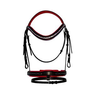 Nueva llegada 100% brida cristalizada de caballo de cuero genuino con parte superior acolchada suave proveedor indio Fabricante Mayorista - Product Image 1