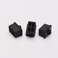 Capuchon anti-poussière en silicone moulé noir pour port SFP, OEM/ODM personnalisé, échantillon disponible