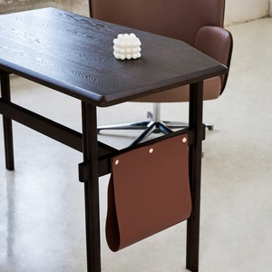 Scrivania Moderna Contemporanea Koya per Ufficio Domestico, Scrivania da Studio Regolabile in Altezza, Scrivania di Lusso in Legno <span class=keywords><strong>con</strong></span> Cassetto e Vano Portaoggetti - Product Image 2