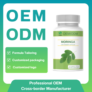 Kapsul bubuk daun Moringa FM OEM/ODM 92 + nutrisi dan 46 jenis antioksidan mendukung manajemen berat dewasa - Product Image 2