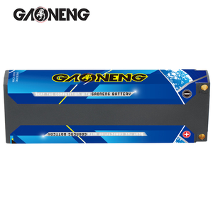 GNB GAONENG LCG 5500MAH 2S 7.4V 100C 200C Baterai LiPo Hard Case 5.0mm 5mm Bullet RC Mobil 1:10 1/10 Diperbarui Dari 5000MAH 5200MAH - Product Image 6