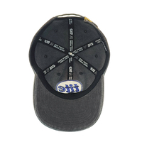 Wasbare stof en distressed tatami borduurwerk luxe sportieve twill 6-panel 100% katoenen baseball caps voor volwassenen