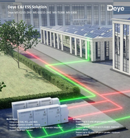 Système de batterie de stockage d'énergie commerciale industrielle Deye 100 kWh-400 kWh Conteneur d'énergie solaire Pack lithium-ion